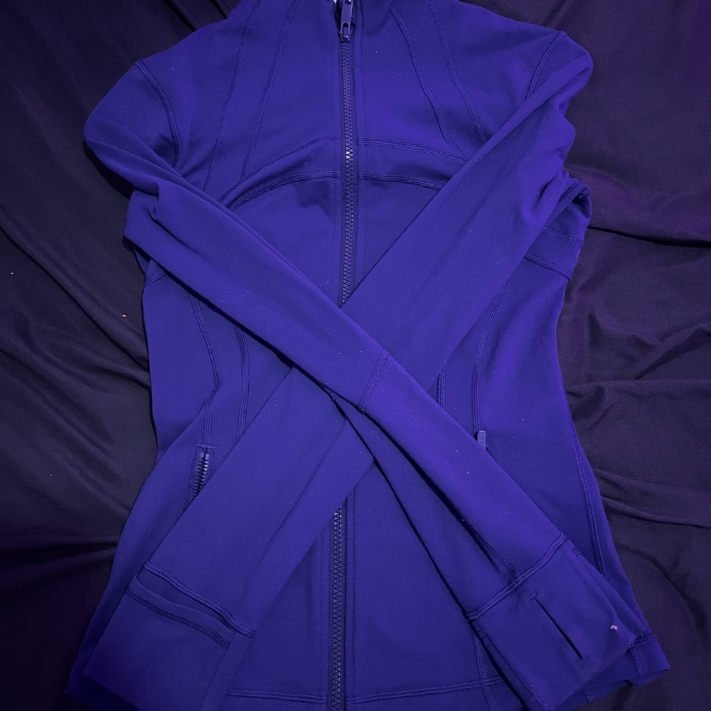 Lululemon Athletica Blue Ski Jacket Performance Fabric